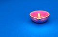 Decorative Indian Traditional Oil Lamp Royalty Free Stock Photo