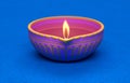Decorative Indian Traditional Oil Lamp Royalty Free Stock Photo