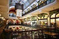 Decorative interior atrium of heritage shopping center of Queen Victoria Building QVB in Sydney CBD, Australia