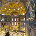 Hagia Sofia Interior 17 Royalty Free Stock Photo