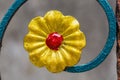 Decorative ironwork gates, Nusa Penida, Indonesia Royalty Free Stock Photo