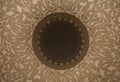 Decorative islamic dome ceiling Royalty Free Stock Photo