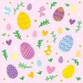 Easter card. Decorative items for decoration for Easter Royalty Free Stock Photo
