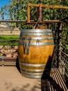 Decorative items at a wine tasting room