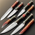 Decorative Knife, Generative AI Illustration Royalty Free Stock Photo