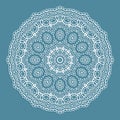 Decorative lace doily design Royalty Free Stock Photo