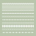 decorative lace pattern border background in collection Royalty Free Stock Photo