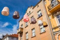 Decorative lanterns in Chelmno. Poland