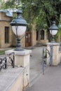Decorative lanterns, Kislovodsk, Stavropol territory, Russia, Europe.