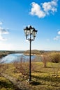 Decorative lanterns on the river