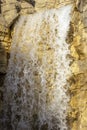 Decorative large waterfall