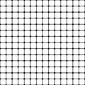 Decorative lattice seamless repeat background with black and white checkered pattern and crossed thin lines. Royalty Free Stock Photo