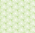 Decorative Leaves Seamless Pattern. Continuous leaf background. Floral Texture. Royalty Free Stock Photo