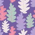 Leaves nature seamless pattern