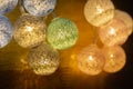 Decorative LED light bulbs. LED lighting technology Royalty Free Stock Photo