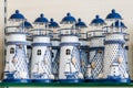 Decorative Lighthouse Lamps in a Gift Shop