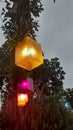 Decorative lights in tourist spots