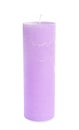 Decorative lilac wax candle