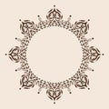 Decorative line art frames for design template Royalty Free Stock Photo