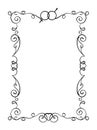 Decorative linear frame