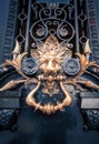 Decorative lion door handle Royalty Free Stock Photo