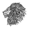 Decorative Lion Head Royalty Free Stock Photo