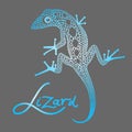 Decorative lizard Royalty Free Stock Photo