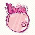 Decorative love background