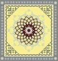 Decorative luxury carpet pattern