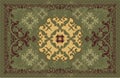 Decorative luxury carpet pattern