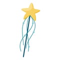 Decorative magic wand with star