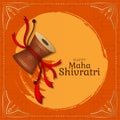 Decorative Maha Shivratri elegant background