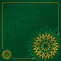 Decorative mandala design background with blank part