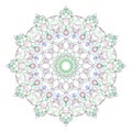 Decorative mandala. Good for coloring book for adult and older children