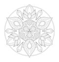 Decorative mandala illustration