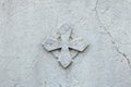 Decorative marble rosette. Background texture