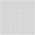 Decorative mesh pattern. Seamless repeat background with black and white checkered pattern and crossed thin lines. Royalty Free Stock Photo