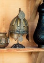 Decorative metal Helmets Of Warriors Of Turkish Ottoman Time