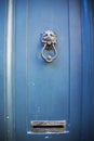 Decorative metal ring knock door