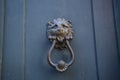 Decorative metal ring knock door