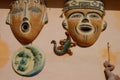 Colorful Mexican Ceramic Masks