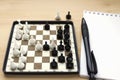 Decorative mini chess Royalty Free Stock Photo