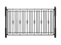 Decorative modern fence, railing Royalty Free Stock Photo