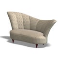 Decorative modern sofa Royalty Free Stock Photo