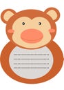 Decorative monkey letter stationery