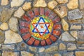Decorative mosaic of Jewish Star