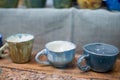 Decorative mugs and cups