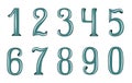 Decorative numbers