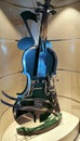 Decorative object in the shape of a violin, inside luxurious cruise ship MSC Grandiosa Royalty Free Stock Photo