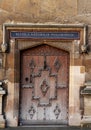 Decorative old door in Oxford